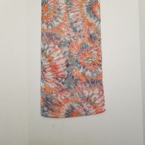 LIGHT SPRING COLORFUL SCARF